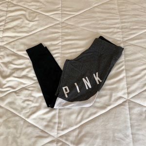 PINK Victoria’s Secret Yoga Leggings. Cotton and Polyester